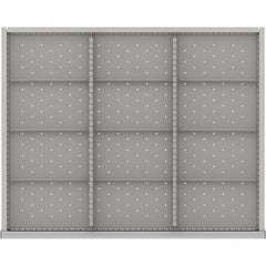 LISTA - 12-Compartment Drawer Divider Layout for 3.15" High Drawers - Americas Tooling