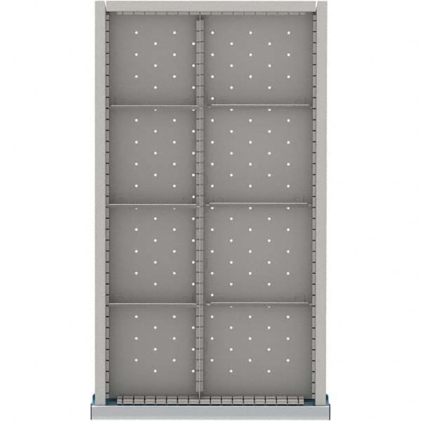 LISTA - 8-Compartment Drawer Divider Layout for 3.15" High Drawers - Americas Tooling