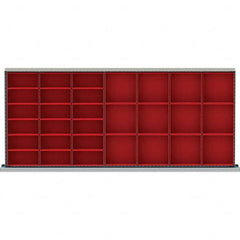 LISTA - 30-Compartment Drawer Divider Layout for 3.15" High Drawers - Americas Tooling