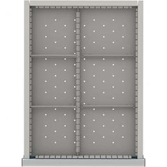 LISTA - 6-Compartment Drawer Divider Layout for 3.15" High Drawers - Americas Tooling