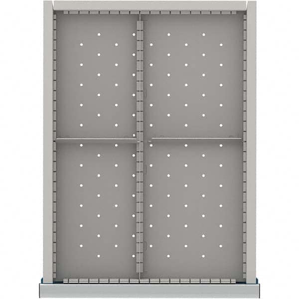 LISTA - 4-Compartment Drawer Divider Layout for 3.15" High Drawers - Americas Tooling