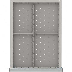 LISTA - 4-Compartment Drawer Divider Layout for 3.15" High Drawers - Americas Tooling