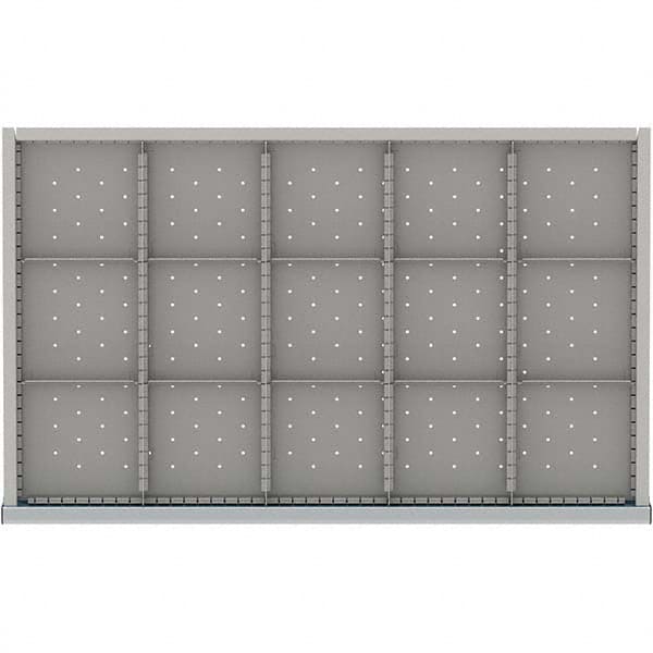 LISTA - 15-Compartment Drawer Divider Layout for 3.15" High Drawers - Americas Tooling