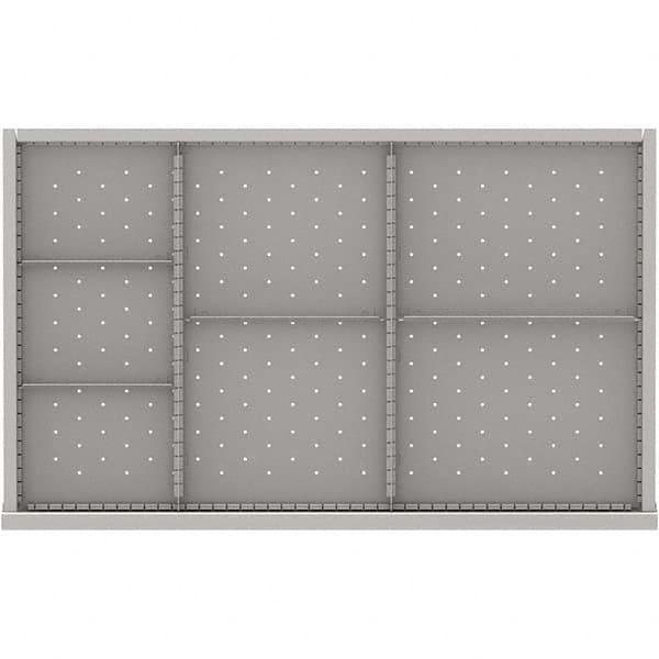 LISTA - 7-Compartment Drawer Divider Layout for 3.15" High Drawers - Americas Tooling