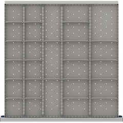 LISTA - 26-Compartment Drawer Divider Layout for 3.15" High Drawers - Americas Tooling