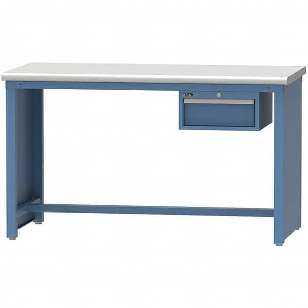 LISTA - Stationary Work Benches, Tables Type: Workstation Top Material: Plastic Laminate - Americas Tooling