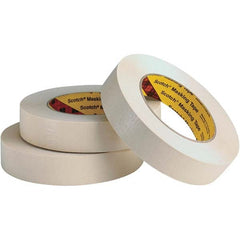 3M - 57" Wide x 60 Yd Long x 7.6 mil Tan Crepe Paper Masking Tape - Americas Tooling