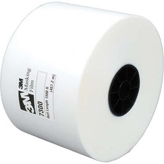 Masking Tape: 5″ Wide, 3.4 mil Thick, Clear & Transparent Polypropylene, Polypropylene Adhesive, 7.4 lb/in Tensile Strength