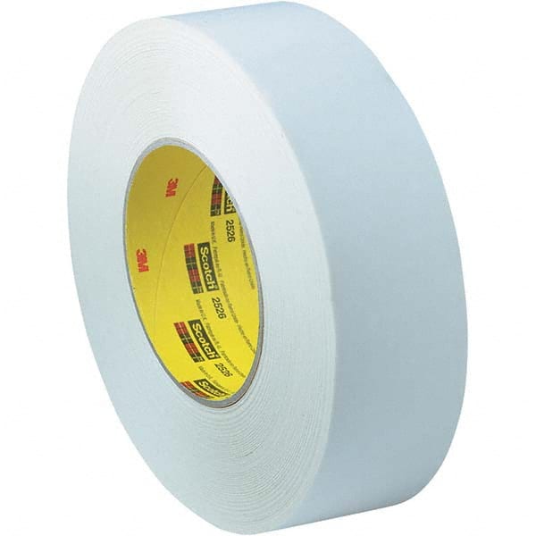 3M - 72mm Wide x 55 m x 9.8 mil White Crepe Paper Masking Tape - Americas Tooling