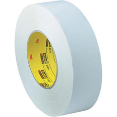 Masking Tape: 18 mm Wide, 55 m Long, 9.8 mil Thick, White Crepe Paper, Rubber Adhesive, 50 lb/in Tensile Strength