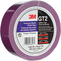 3M - 50m x 48mm x 11 mil Purple Cotton Cloth Gaffers Tape - Americas Tooling