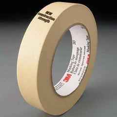 3M - 48mm Wide x 55 m x 4.7 mil Beige Crepe Paper Masking Tape - Americas Tooling