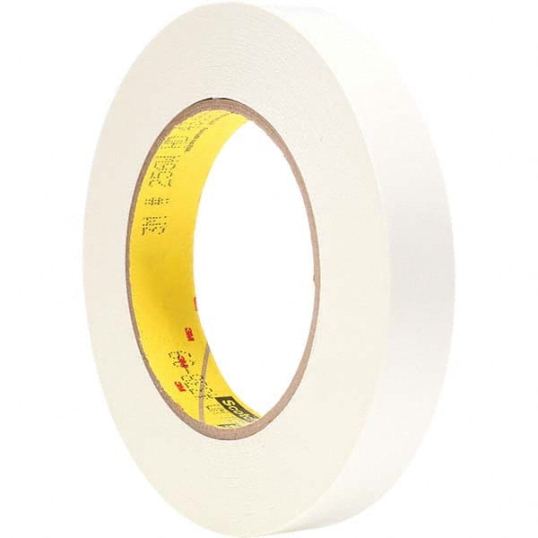 3M - 3/4" Wide x 60 Yd Long x 6.7 mil White Paper Masking Tape - Americas Tooling