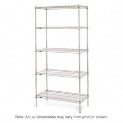 Metro - 2,000 Lb Capacity 5 Shelf Wire Shelving - Starter Unit - Exact Industrial Supply