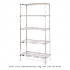 Metro - 2,000 Lb Capacity 5 Shelf Wire Shelving - Starter Unit - Americas Tooling