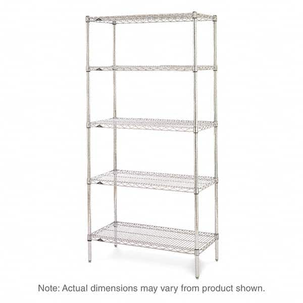 Metro - 2,000 Lb Capacity 5 Shelf Wire Shelving - Starter Unit - Americas Tooling