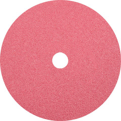 PFERD - Fiber Discs; Disc Diameter (Inch): 7 ; Abrasive Material: Ceramic ; Grit: 50 ; Center Hole Size (Inch): 7/8 ; Backing Material: Rubber ; Flexible: No - Exact Industrial Supply