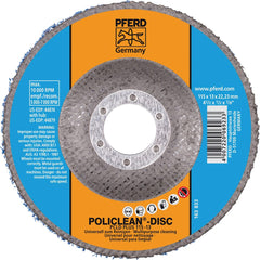 PFERD - 4-1/2 x 1/2" Aluminum Oxide Deburring Disc - Exact Industrial Supply