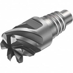 Sandvik Coromant - Corner Radius & Corner Chamfer End Mill Heads Mill Diameter (Inch): 1/2 Mill Diameter (Decimal Inch): 0.5000 - Americas Tooling