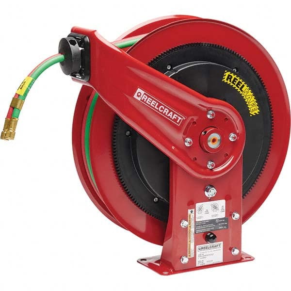 Reelcraft - Welding Hose Reels Style: Spring Retractable Width (Inch): 7 - Americas Tooling