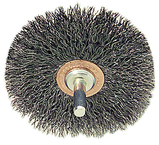 3'' Diameter - Crimped Stainless Confle x Brush - Americas Tooling