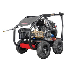 Pressure Washer: 3,000 psi, 8 GPM, Gas, Cold Water Triplex Plunger Pump, 50' Hose