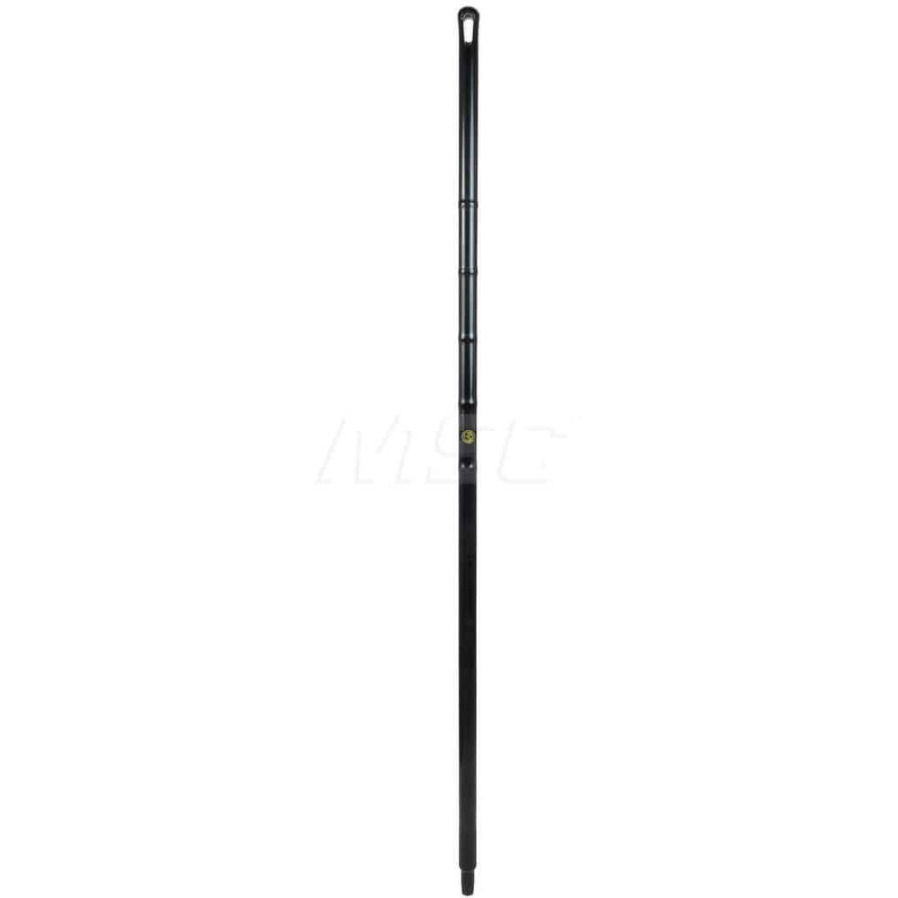 Broom/Squeegee Poles & Handles; Connection Type: European Threaded; Handle Length (Decimal Inch): 59; Telescoping: No; Handle Material: Polypropylene; Color: Black; Static Dissipative: Yes