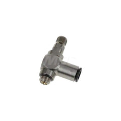 Air Flow Control Valve: Flow Control Valves, 6mm Tube OD, 145 Max psi Nickel-Plated Brass Nitrile Butadiene Rubber Stainless Steel & Technical Polymer, M5x0.8 Male