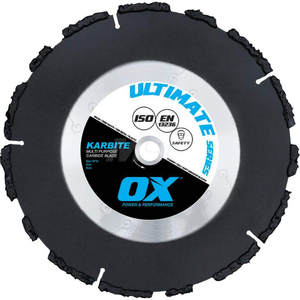 Wet & Dry Cut Saw Blade: 14″ Dia, 1″ Arbor Hole Use on Multi-Purpose & Wood, Standard Arbor