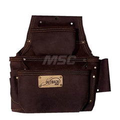 Tool Pouches & Holsters; Holder Type: Carpenters Nail & Tool Bag; Tool Pouch; Tool Type: General Purpose; Material: Oil-Tanned Leather; Color: Brown; Number of Pockets: 3.000; Minimum Order Quantity: Oil-Tanned Leather; Mat: Oil-Tanned Leather; Material: