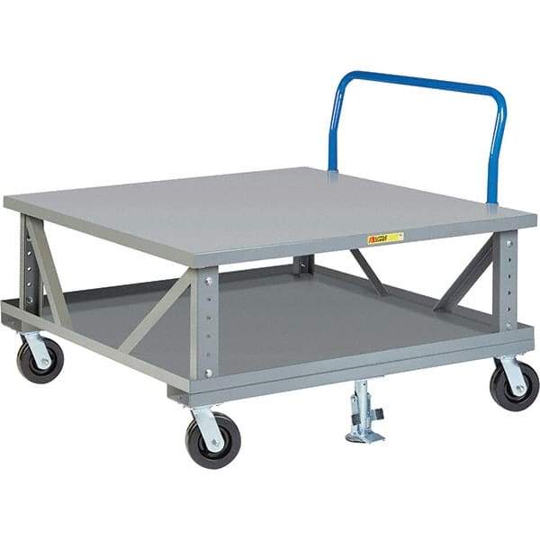 Little Giant - 3,600 Lb Capacity Steel Adjustable Pallet Stand - 48" High - Americas Tooling