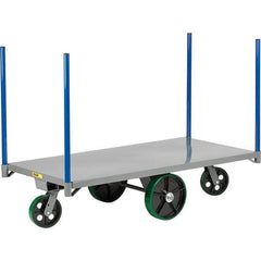 Little Giant - 4,000 Lb Capacity Steel Pipe Stake Truck - Steel Deck, 24" OAW, 48" Platform Length - Americas Tooling