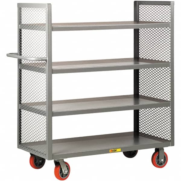 Little Giant - 3,600 Lb Capacity, 4 Shelf, Shelf Truck - 48" Long x 30" Wide x 57" High - Americas Tooling