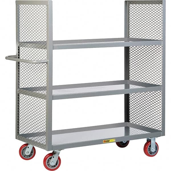 Little Giant - 3,600 Lb Capacity, 3 Shelf, Shelf Truck - 48" Long x 30" Wide x 57" High - Americas Tooling