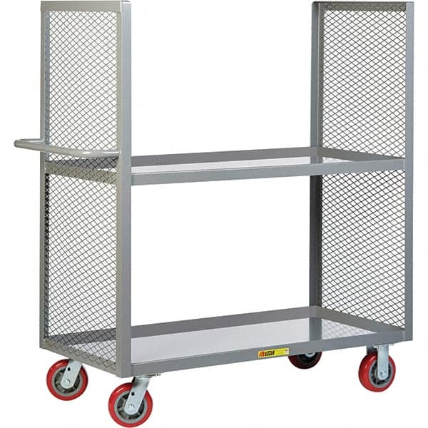 Little Giant - 3,600 Lb Capacity, 2 Shelf, Shelf Truck - 48" Long x 24" Wide x 57" High - Americas Tooling