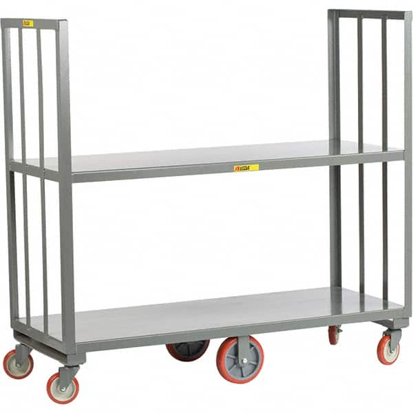 Little Giant - 2,000 Lb Capacity, 2 Shelf, Shelf Truck - 48" Long x 16" Wide x 13" High - Americas Tooling