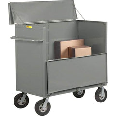 Little Giant - 1,500 Lb Capacity, 1 Shelf, Security Cart - 53.5" Long x 24" Wide x 50" High - Americas Tooling