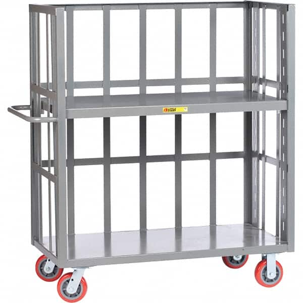 Little Giant - 3,600 Lb Capacity, 1 Shelf, Shelf Truck - 60" Long x 24" Wide x 57" High - Americas Tooling