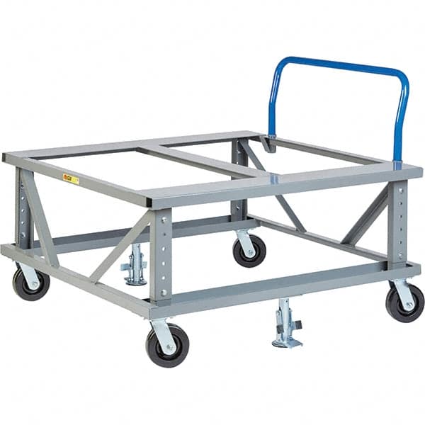 Little Giant - 3,600 Lb Capacity Steel Adjustable Pallet Stand - 48" High - Americas Tooling