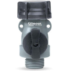 Gilmour - Garden Hose Fittings & Repair Kits Type: Shut-Off Valve Connector Type: Male; Female - Americas Tooling