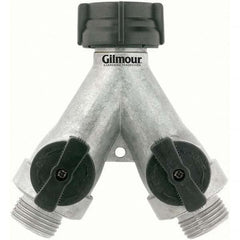 Gilmour - Garden Hose Fittings & Repair Kits Type: Shut-Off Valve Connector Type: Male; Female - Americas Tooling