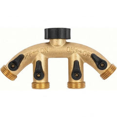 Gilmour - Garden Hose Fittings & Repair Kits Type: Shut-Off Valve Connector Type: Male; Female - Americas Tooling