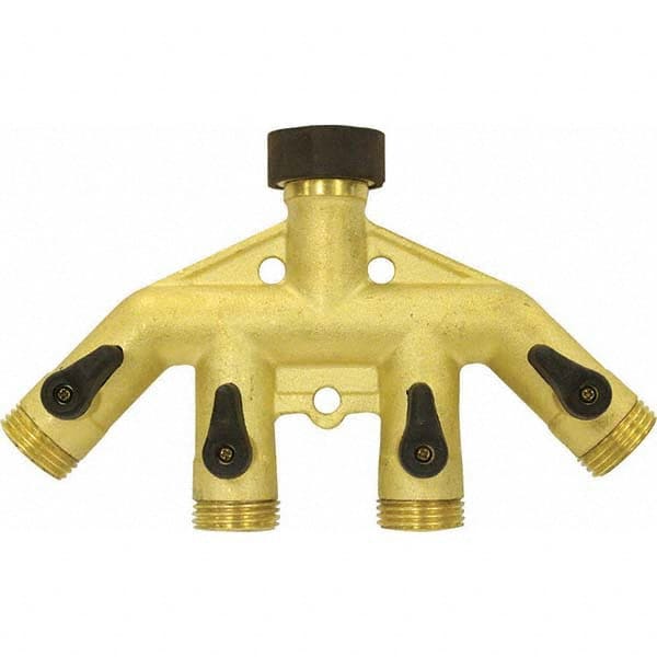 Gilmour - Garden Hose Fittings & Repair Kits Type: Shut-Off Valve Connector Type: Male; Female - Americas Tooling