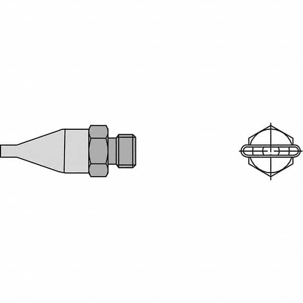 Weller - Soldering Iron Tips; Type: Flat Nozzle ; For Use With: HAP1; HAP200; WXHAP200