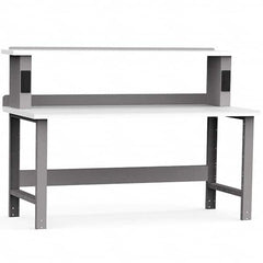 Rousseau Metal - Stationary Work Benches, Tables Type: Work Bench Top Material: Laminated Plastic - Americas Tooling