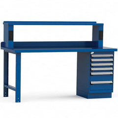 Rousseau Metal - Stationary Work Benches, Tables Type: Work Bench Top Material: Painted Steel - Americas Tooling