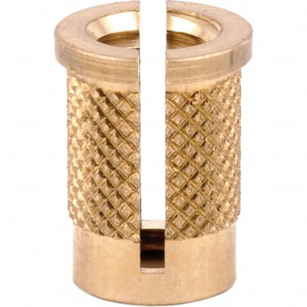 E-Z LOK - Press Fit Threaded Inserts Type: Flanged For Material Type: Plastic - Americas Tooling