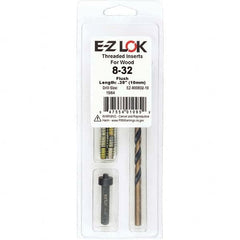 E-Z LOK - Thread Repair Kits Insert Thread Size (Inch): #8-32 Includes Drill: Yes - Americas Tooling