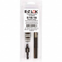 E-Z LOK - Thread Repair Kits Insert Thread Size (Inch): 5/16-18 Includes Drill: Yes - Americas Tooling