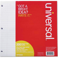 UNIVERSAL - Note Pads, Writing Pads & Notebooks Writing Pads & Notebook Type: Filler Paper Size: 8 x 10-1/2 - Americas Tooling